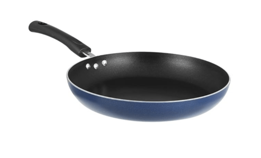 Vinod Zest Aluminium Non Stick Frypan - 20 cm | Skillet Pan | 3 Layer Ceramic Coating | 3 mm Thick | Metal Spoon Friendly | Gas Base, Toxin Free - 1 Year Warranty